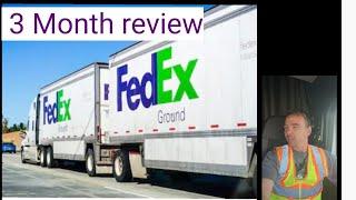 3 Month Review: FedEx ground CDL team driving