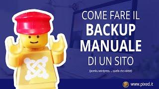 Come fare il backup manuale di un sito web (Joomla, Wordpress o altro CMS)