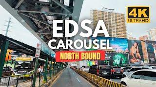 Discover If the EDSA Bus Carousel Is A Quick And Convenient Option! Northbound | 4K | Philippines