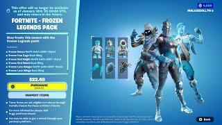 FORTNITE BUYING FROZEN LEGENDS PACK