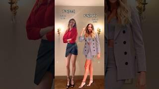 Height comparison #shorts #trending #tallgirl #tall #heels #legs #goviral #fyp #skirt #giant #height
