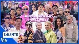 FULL PLAYLIST 2 đêm chung kết RAP VIỆT MÙA 3 - 16 màn live stage mãn nhĩ mãn nhãn của TOP 9 thí sính