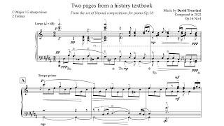 Bitonal: "Two pages from a history textbook" - by David Tsvariani