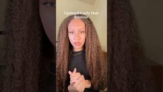 Updated Curly Hair Routine #howtostylenaturalhair #curlyhair #ilovemynaturalhair