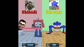 Will Optimus Prime choose Skibidi Toilet or Shin Sonic Blue? 