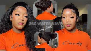 Thick & Full 360 Glueless Water Wave ft. @CynosureHair