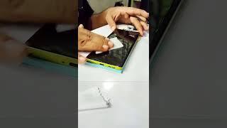 Uv Curved glass apply on moto g85 # Curved glass # Oval display #
