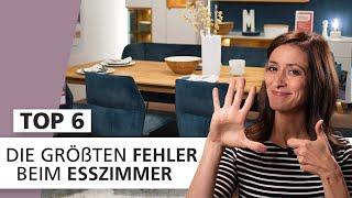 Esszimmer - das sind die 6 größten FEHLER beim Einrichten | INTERIYEAH!