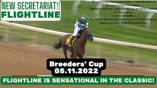 BREEDERS CUP 22 | #BreedersCup Classic Champ, FLIGHTLINE! "NEW SECRETARIAT!" (ENGLISH SUB)