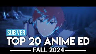 Top 20 Anime Endings - Fall 2024 (Subscribers Version)