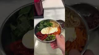 Let's get korean lunch at work! Squid Bibimbap #korean #mukbang #foodie #koreanfood