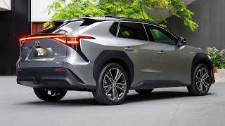 BZ4X EV SUV ( TOYOTA) - Luxury 4u  In-depth Walkaround interior and Exterior | Silver Color