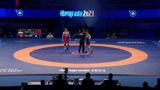 Stevan Andria MICIC (SRB) vs. Zelimkhan ABAKAROV (ALB) | Seniors World Championships 2023 | Semi Fin