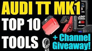 Top 10 Tools for the Audi TT Mk1 + Channel Giveaway! Must have Mechanic tools!