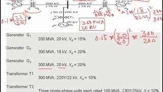 Lecture 27 : One line diagram of power systems-Examples /  Dr. Mahmoud Ismail