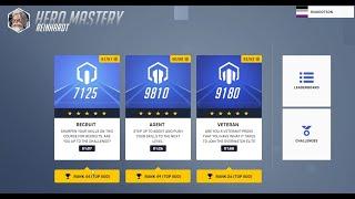 Reinhardt Hero Mastery MAX SCORE Guide (All Difficulties) Overwatch 2