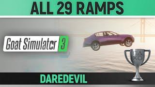 Goat Simulator 3 - All 29 Ramps - Full Game  Daredevil Trophy / Achievement Guide