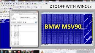 23) VERSION FRANÇAISE BMW MSV90 WINOLS EXTRACT TABLE DTC & DTC OFF