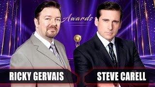 A Comedy Duo's Award Show Antics Ricky Gervais and Steve Carell | 𝐑𝐢𝐜𝐤𝐲 𝐆𝐞𝐫𝐯𝐚𝐢𝐬