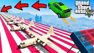 МОЖНО ЛИ ПЕРЕПРЫГНУТЬ 100+ САМОЛЁТОВ ЭКСПЕРИМЕНТ ГТА 5 МОДЫ! ОБЗОР МОДА В GTA 5! ИГРЫ ГТА ВИДЕО MODS