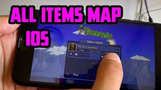 TERRARIA 1.4.9 ALL ITEMS MAP FOR iOS iPhone (2024)