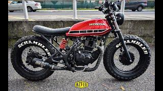 Honda Modificada a Scrambler / Moto Custom/ Video promocional cafe racer @AZFERCUSTOMS