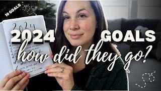 2024 GOALS RECAP from an AUTHOR, YOUTUBER, and full time MOM—how many did I actually accomplish??