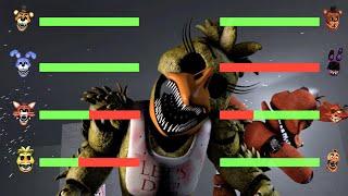 [SFM FNaF] Withered vs Slasher WITH Healthbars