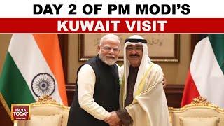 Day 2 Of PM Modi's Kuwait Visit: Meets Crown Prince Of Kuwait, Receives Highest Honour Award