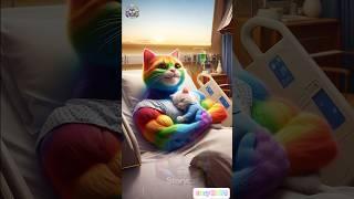 Great Farther Rainbow Cat #cats #kitten #funny #cutecat #aiart #viralshort #shorts #shortvideo