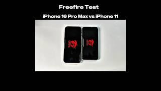 iPhone 16 Pro Max vs iPhone 11 - Freefire Test