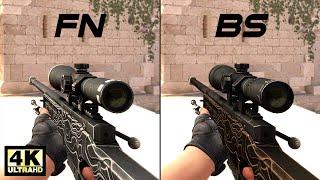 CSGO AWP | Black Nile - Skin showcase all floats [4K60FPS]