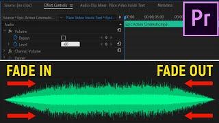 How to Fade Audio In and Out in Premiere Pro CC 2019 - 2021