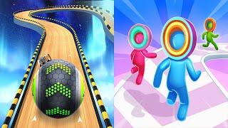 Going Balls VS Layer Man 3D - All Levels Gameplay Android iOS Ep 1
