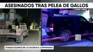 Asesinados tras pelea de gallos