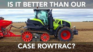 Claas Axion 960 TerraTrac Ploughing & Cultivating in the UK