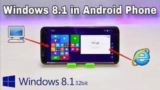 How to Use Windows 8.1 32 Bit in Android Smartphone Using Limbo PC Emulator | Windows in Phone