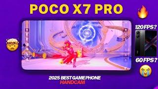 POCO X7 PRO TEST PUBG HANDCAM BEST GAME PHONE  60FPS OR 120FPS?