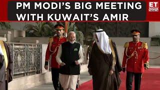 India-Kuwait Diplomacy: PM Modi Meets Amir Of Kuwai, Sheikh Meshal Al-Ahmad Al-Jaber Al Sabah