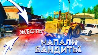 [РП] НАПАЛИ БАНДИТЫ ВОЗЛЕ БАЗЫ! ЧТО ИМ НАДО? FARMING SIMULATOR-19