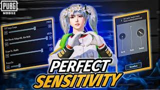 NEW UPDATE 3.4 BEST SENSITIVITY CODE + CONTROL SETTINGS PUBG MOBILE/BGMI | BEST 5 5 FINGER IPHONE