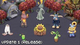 Light Island Evolution - Update 1-8 Full Songs (My Singing Monsters)