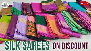 Discount Live - Weavers Discount Sale on Beautiful Sarees. You'll love it.  #sale #puresilksarees