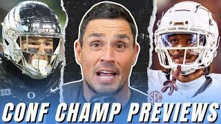 Georgia-Texas, Penn State-Oregon, Clemson-SMU | STANFORD STEVE | CFB Conference Championship Week