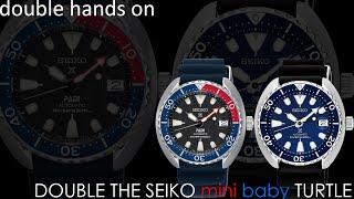 hands on - Seiko mini baby Turtle (BLUE and PADI)