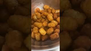 I finally figured out how to deep fry tater tots