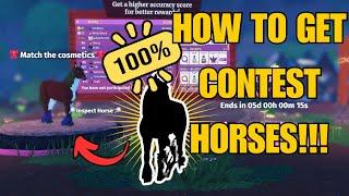 HOW TO GET CONTEST HORSES OVER 80%!! Horse life