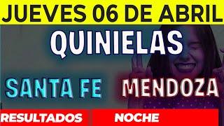 Resultados Quinielas Nocturna de Santa Fe y Mendoza, Jueves 6 de Abril