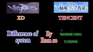 Ragnarok Mobile Game : Difference of system - XD Vs Tencent