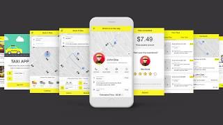 Taxi Booking App UI Kit | App Innovation